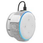Per Amazon Echo Dot 3 AhaStyle PT62 Staffa da parete Staffa per altoparlante intelligente bianca