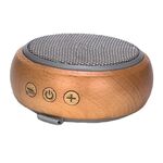 BT810 Piccolo altoparlante Bluetooth portatile in legno per esterni Supporto TF Card e 3,5 mm AUX (grigio argento)