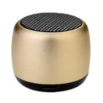 Piccolo altoparlante Bluetooth wireless TWS Couplet Mini altoparlante impermeabile con riduzione del rumore intelligente (oro)