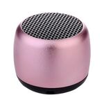 Piccolo altoparlante Bluetooth wireless TWS Couplet Mini altoparlante impermeabile con riduzione del rumore intelligente (oro rosa)