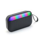Altoparlante Bluetooth wireless TWS subwoofer portatile LED BS56 (nero)