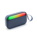 Altoparlante Bluetooth wireless TWS subwoofer portatile BS56 LED (blu)