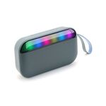Subwoofer portatile LED BS56 Altoparlante Bluetooth wireless TWS (grigio)
