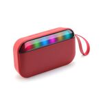 Subwoofer portatile LED BS56 Altoparlante Bluetooth wireless TWS (rosso)