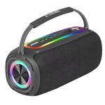T&G P11 Pro Altoparlante Bluetooth stereo portatile 3D da 20 W con luce colorata RGB (nero)