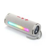 T&G TG374 Altoparlante Bluetooth stereo portatile 3D Subwoofer Supporto scheda FM / TF / Luce RGB (grigio)