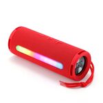 T&G TG374 Altoparlante Bluetooth stereo portatile 3D Subwoofer Supporto scheda FM / TF / Luce RGB (rosso)
