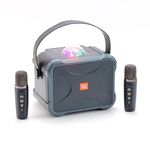 T&G TG543 Altoparlante Bluetooth wireless per karaoke portatile integrato colorato (grigio)
