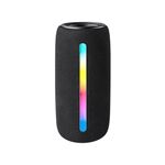 L12 Altoparlante portatile wireless compatibile con Bluetooth LED colorato (nero)