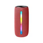 L12 Altoparlante portatile wireless compatibile con Bluetooth LED colorato (rosso)