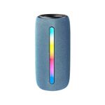 L12 Altoparlante portatile wireless compatibile con Bluetooth LED colorato (blu)
