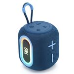 T&G TG664 Altoparlante Bluetooth wireless con subwoofer portatile LED (blu)
