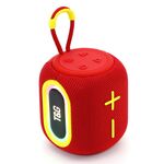 T&G TG664 Altoparlante Bluetooth wireless con subwoofer portatile LED (rosso)