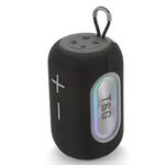 T&G TG665 Altoparlante Bluetooth wireless con subwoofer portatile LED da 20 W (nero)