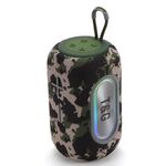 T&G TG665 Altoparlante Bluetooth wireless con subwoofer portatile LED da 20 W (mimetico)