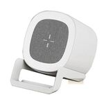 L28 Altoparlante Bluetooth con luce notturna per atmosfera di ricarica wireless 4 in 1 da 15 W (bianco)