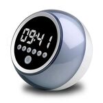 P12 Orologio Sveglia Display digitale LED Luce ambientale Altoparlante Bluetooth
