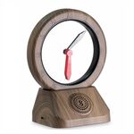 Altoparlante wireless Bluetooth con orologio retrò sospeso TK11 (quercia)