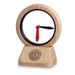 Altoparlante wireless Bluetooth con orologio retrò sospeso TK11 (noce)