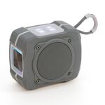 T&G TG661 Altoparlante Bluetooth wireless portatile da esterno a LED colorato (grigio)