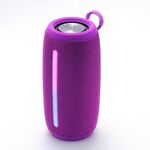 T&G TG663 Subwoofer esterno per altoparlante wireless Bluetooth portatile colorato a LED (viola)