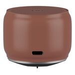 EWA A126 Mini Bluetooth 5.0 Altoparlante con radiatore per bassi in metallo (marrone)