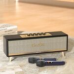 Altoparlante Bluetooth con doppio microfono retrò wireless Oneder D8 (nero)