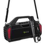 NewRixing NR6011 Altoparlante Bluetooth wireless portatile da 20 W Subwoofer TWS (rosso)