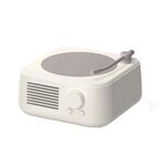 X17 Giradischi fonografico vintage Altoparlante musicale Bluetooth senza fili (bianco)