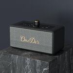 Oneder D3 Custodia in pelle retrò Altoparlante Bluetooth wireless a doppia unità da 30 W (nero)