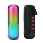 T&G TG-384 Mini altoparlante Bluetooth portatile Supporto TF / U-disk / Luce RGB (nero)