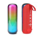 T&G TG-384 Mini altoparlante Bluetooth portatile Supporto TF / U-disk / Luce RGB (rosso)