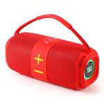T&G TG-668 Altoparlante Bluetooth wireless Subwoofer portatile TWS con maniglia (rosso)
