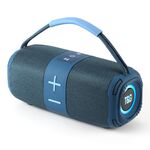 T&G TG-668 Altoparlante Bluetooth wireless Subwoofer portatile TWS con maniglia (blu)