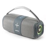 T&G TG-668 Altoparlante Bluetooth wireless Subwoofer portatile TWS con maniglia (grigio)