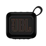 Custodia protettiva in silicone per altoparlante Bluetooth wireless JBL Go 4 (nera)