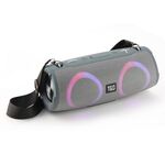 T&G TG676 30W Music Battle Drum Altoparlante portatile Bluetooth con luce RGB (grigio)