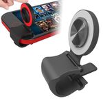 A9 Direct Mobile Clip Games Joystick Manufatto Mano Viaggio Pulsante Ventosa con supporto ad anello per iPhone, telefono Android, tablet (argento)