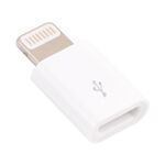 Mini adattatore maschio da femmina a 8 pin micro USB (bianco)
