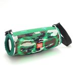 T&G TG642 RGB Luce Impermeabile Altoparlante Bluetooth Portatile Supporto Scheda FM/TF (Camouflage)