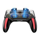 H10 3 in 1 Plug-in Plug-in Dual Fan Raffreddamento Gamepad Gamepad Game Ausiliario Pulsante Grip con supporto