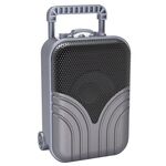 Mini custodia trolley X1 Altoparlante Bluetooth Scheda retrò Radio Audio portatile, Colore: nero profondo