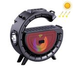 DV-800 Torcia con luce atmosferica colorata a forma di G Altoparlante Bluetooth wireless solare (rosso)