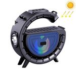 DV-800 Torcia con luce atmosferica colorata a forma di G Altoparlante Bluetooth wireless solare (blu)