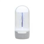 Altoparlante Bluetooth ritmico portatile con luce colorata per atmosfera e meduse (bianco)
