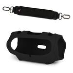 Per JBL Xtreme 4 Speaker Custodia in silicone con tracolla di decompressione Guscio protettivo portatile (nero)
