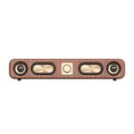 Havit M16 Retro HIFI Stereo Desktop Wireless Bluetooth Speaker (Colore venatura del legno)