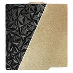 Piastra di stampa 3D da 257 mm per piattaforma di stampa Bambu Lab A1, stile: rivestimento PEI + pellicola diamantata PEO