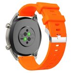 Cinturino per orologio in silicone twill da 20 mm (arancione)