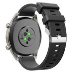 Cinturino per orologio in silicone twill da 20 mm (nero)